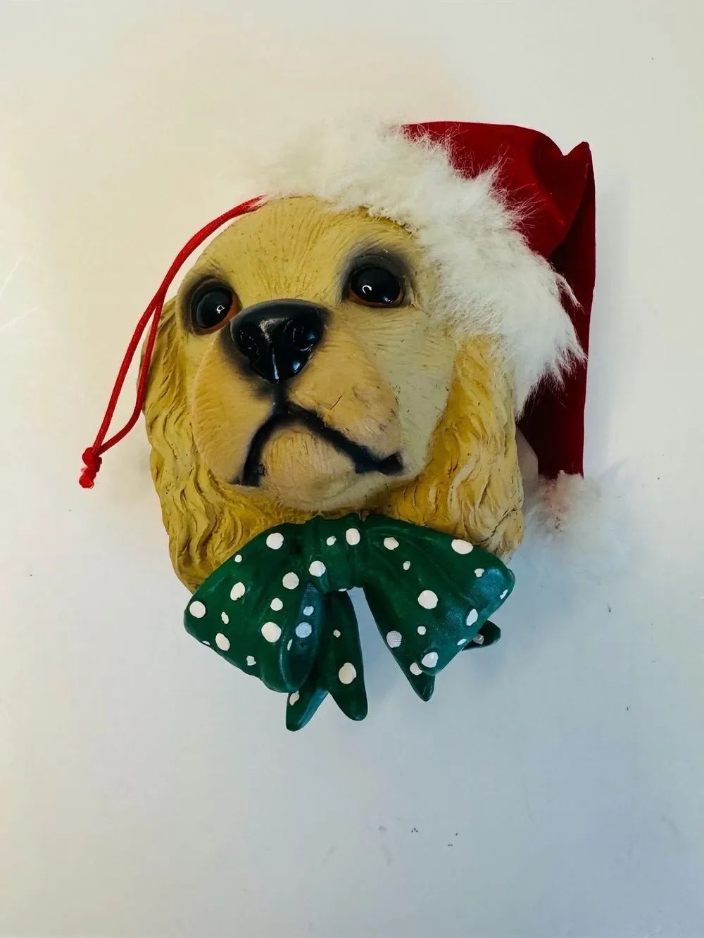 Cocker Spaniel VTG Holiday Ornament 4x2